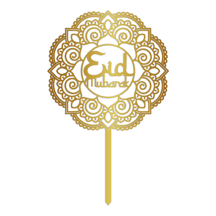 Eid Mubarak Tårtspets Akryl