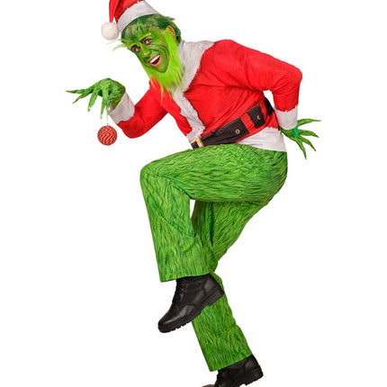 The Grinch Kostym Röd Grön