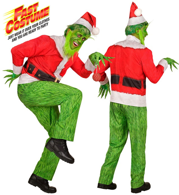 The Grinch Kostym Röd Grön
