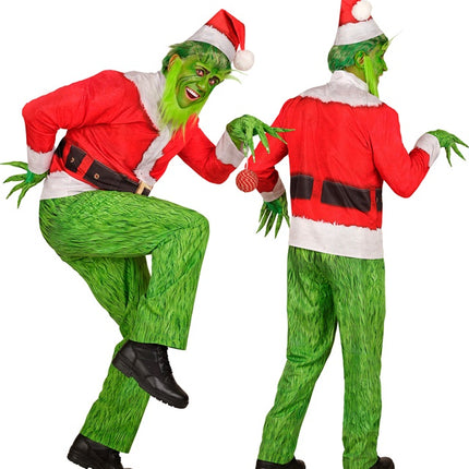 The Grinch Kostym Röd Grön