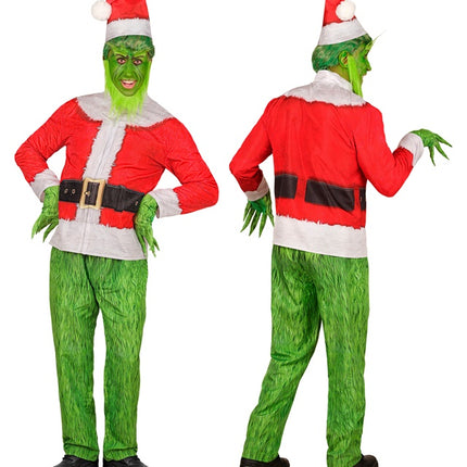 The Grinch Kostym Röd Grön