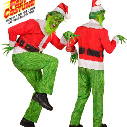 The Grinch Kostym Röd Grön
