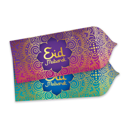 Eid Mubarak-presentkort 17,5 cm, 4 st