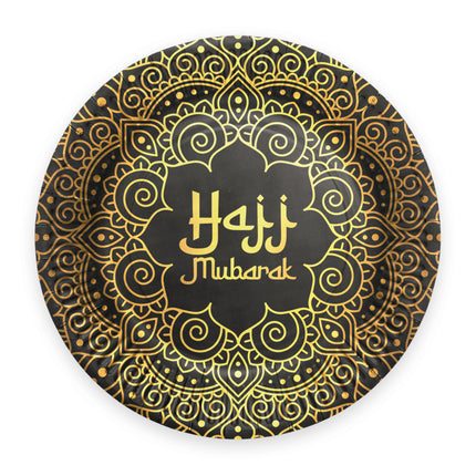 Tallrikar ”Hajj Mubarak”, 23 cm, 8 st