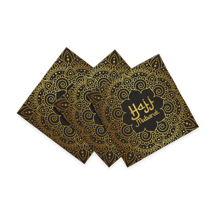 Servetter Hajj Mubarak 33 cm, 20 st