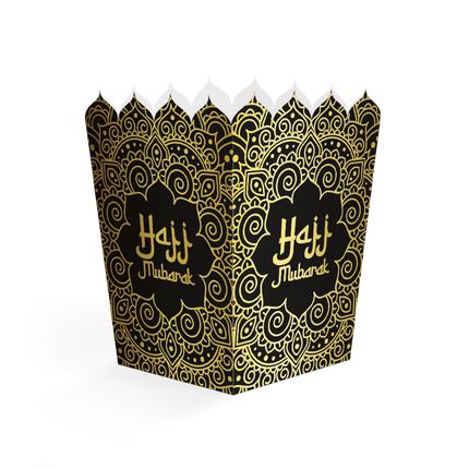 Snackboxar Hajj Mubarak 10,5 cm, 8 st