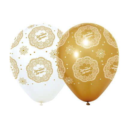 Ballonger Ramadan Kareem 30 cm, 6 st