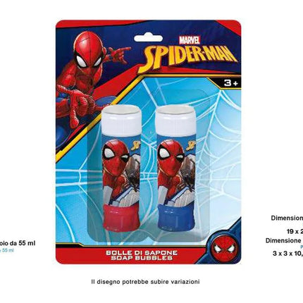 Bubbeluppblåsare Spiderman 2st