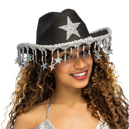 Cowboyhatt Stargazing, svart