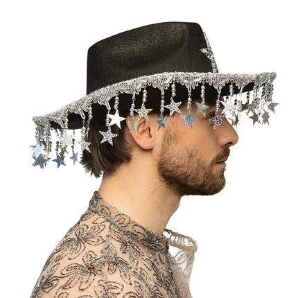 Cowboyhatt Stargazing, svart