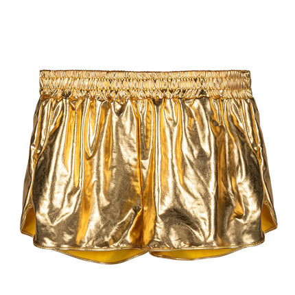 Hotpants, glänsande guld