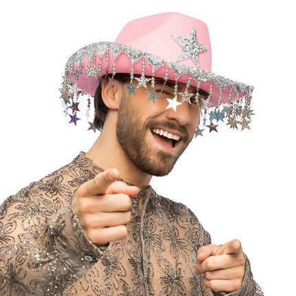 Cowboyhatt Stargazing, rosa