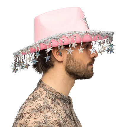 Cowboyhatt Stargazing, rosa
