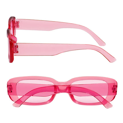 Set med 2 festglasögon Techno (svarta och rosa)