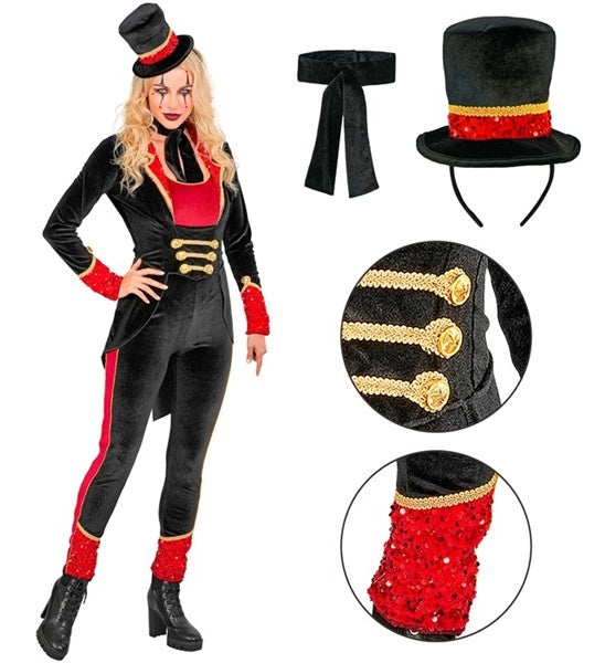 Cirkusdirektörskostym för damer