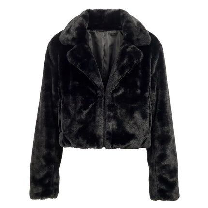 Fluffy rave-jacka, svart (M/L)