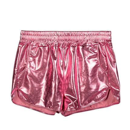 Hotpants Shiny ljusrosa