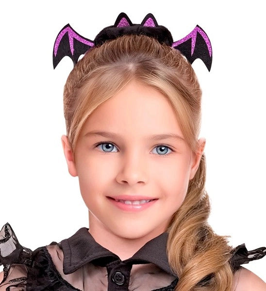 Halloween-hårsnodd med fladdermusmotiv för barn