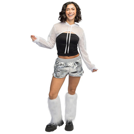 Wit Beenwarmers Pluche
