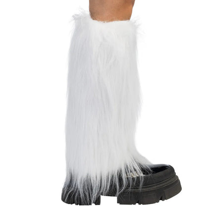 Wit Beenwarmers Pluche