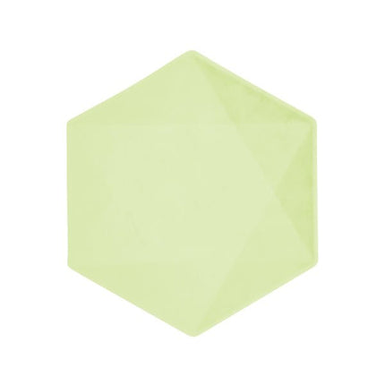 6 groene borden 20,8x18,1cm van Riethmueller koop je bij Partywinkel