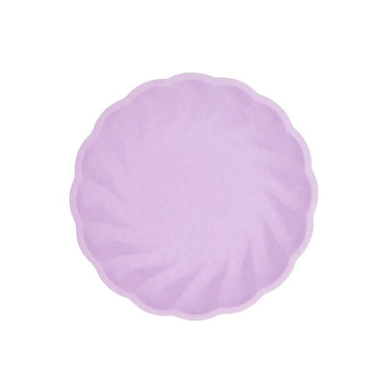 6 ronde borden 18,8 cm, paars van Riethmueller koop je bij Partywinkel
