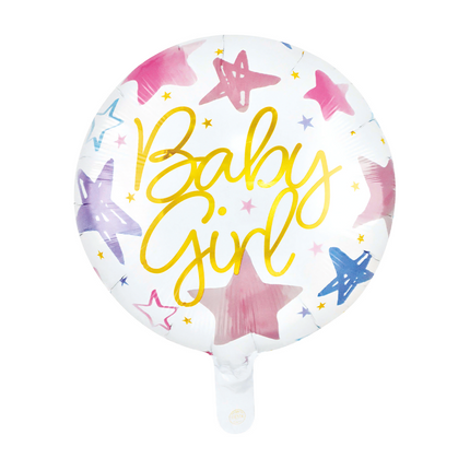 Guldrosa heliumballong för flickor, 46 cm