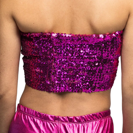 Top Sparkle rosa (M/L stretch)