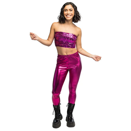 Top Sparkle rosa (M/L stretch)