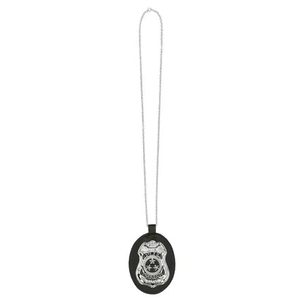 Halsband med märke ”Super police”