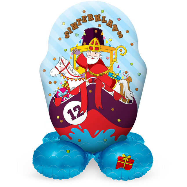 Stående folieballong Sinterklaas - 72 cm