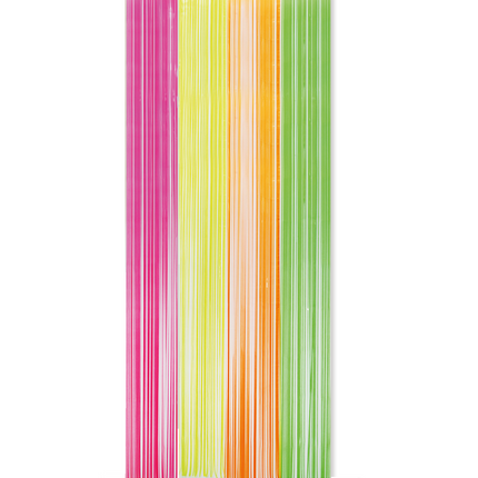 Neondörrgardin, färgad, 2,4 m