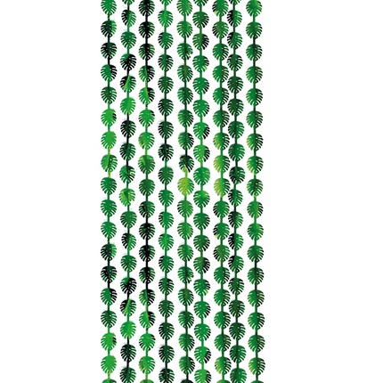 Grön dörrgardin av palmblad, 2 m