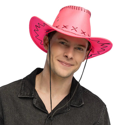 Cowboyhatt Savanne neonrosa UV