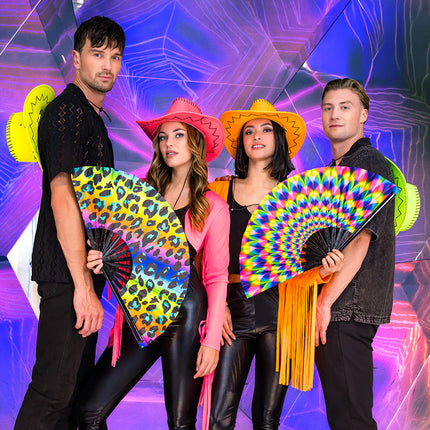 Cowboyhatt Savanne neonrosa UV