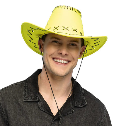 Cowboyhatt Savanne neongul UV