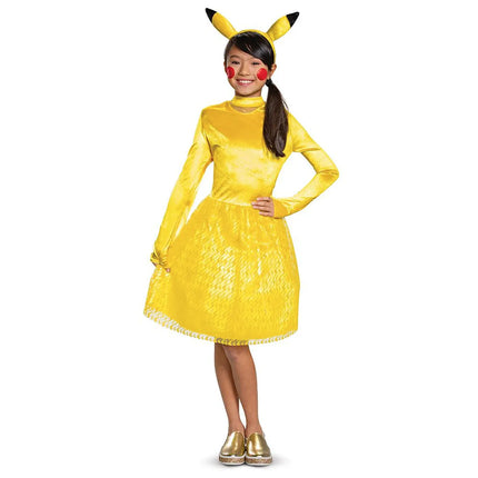 Pikachu Klassisk Dräkt Flickor