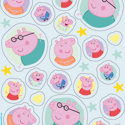 4 PEPPA PIG STICKER SHEETS