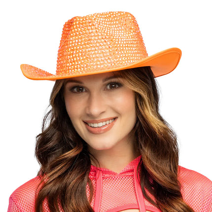 Cowboyhatt Aurora neonorange UV