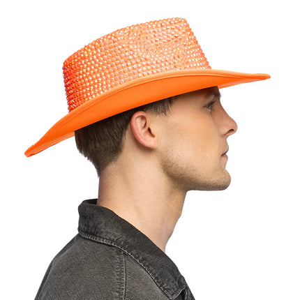 Cowboyhatt Aurora neonorange UV