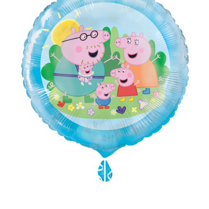 18" PEPPA PIG RND FL BLLN