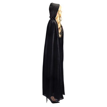 Halloween Cape Svart Röd Creature Of The Night
