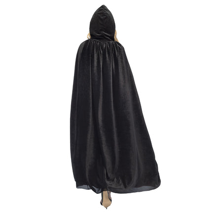 Halloween Cape Svart Röd Creature Of The Night