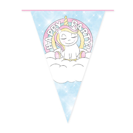 Unicorn-girland ”Happy Birthday”, 10 m
