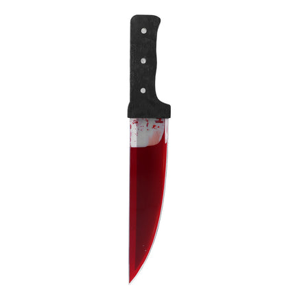 Halloween Låtsaskniv med blod 39cm