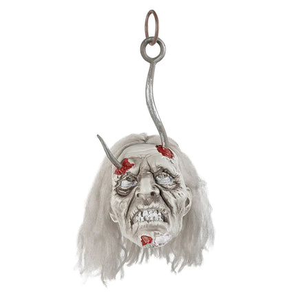 Halloween Fake Zombie Huvud 36cm