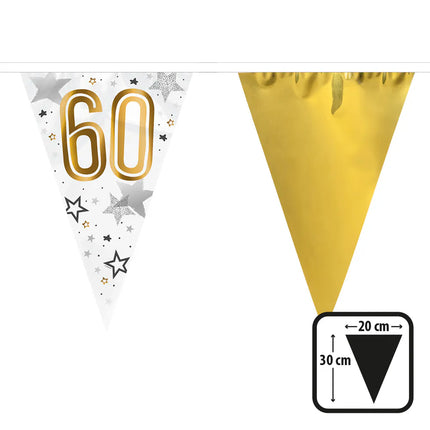 Flagglina av plastfolie ”60” (30 x 20 cm, 6 m)