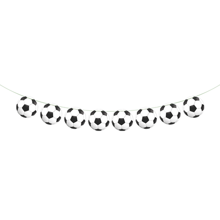 Voetbal Slinger Zwart Wit 2m