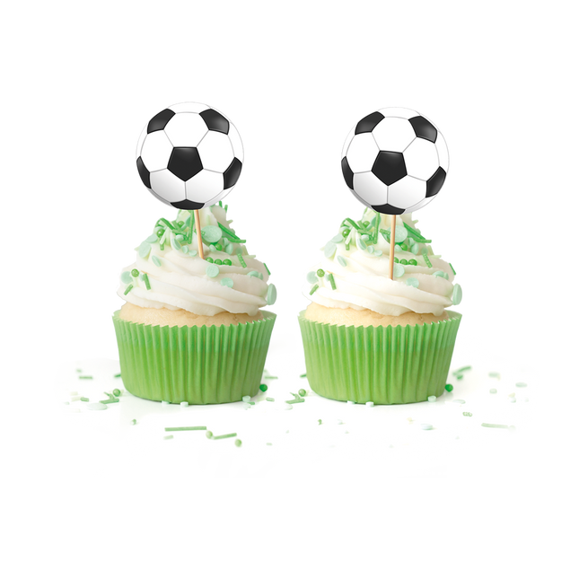 Voetbal Cocktailprikkers 12st