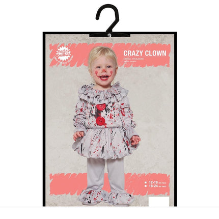 Halloweenkostym Baby Clown